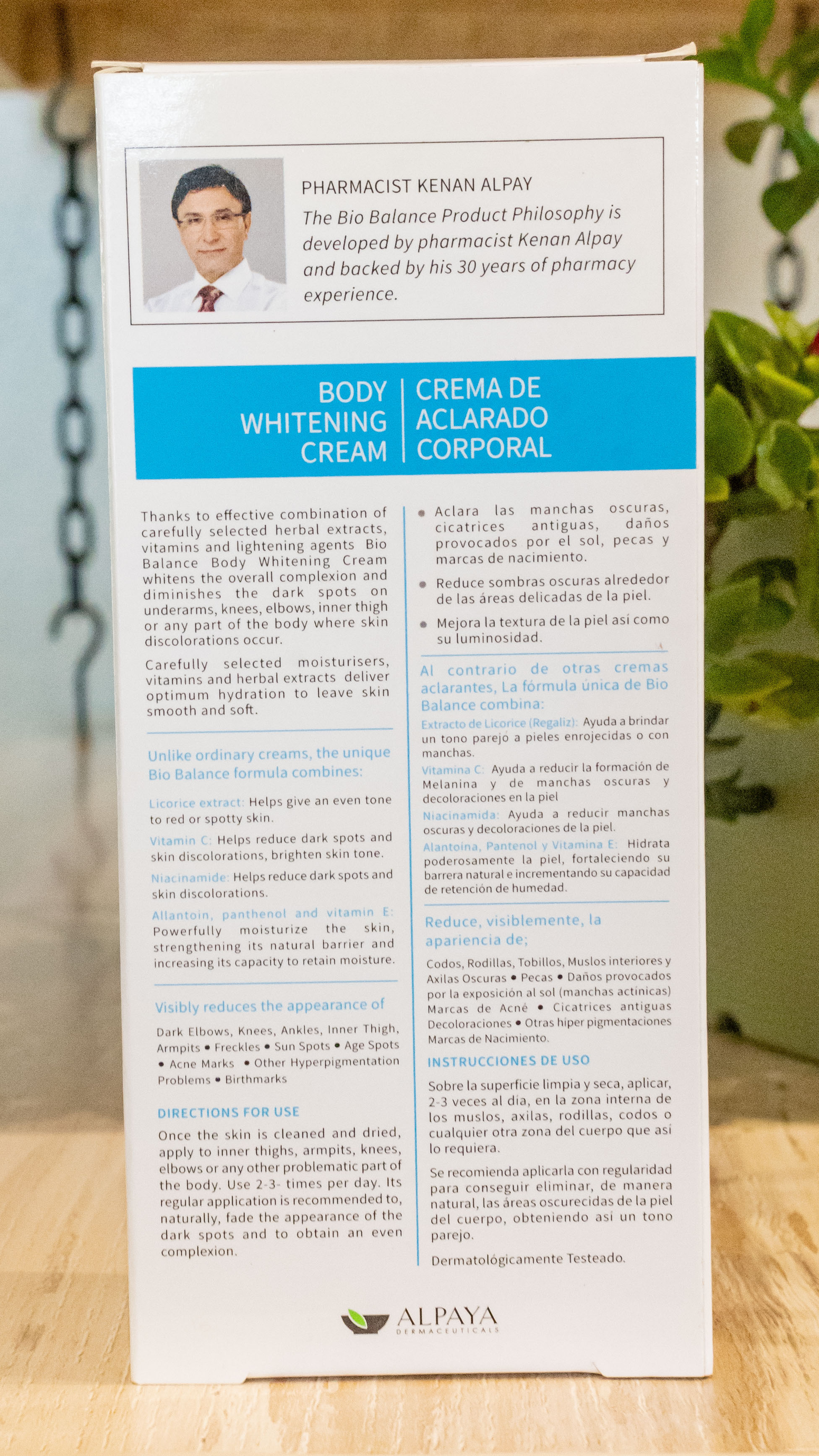 Facial whitening cream for men